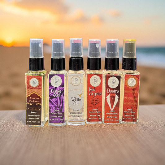 Alcohol free perfume combo