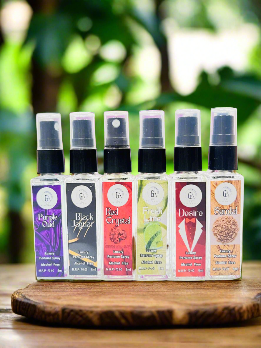 Alcohol free perfume combo